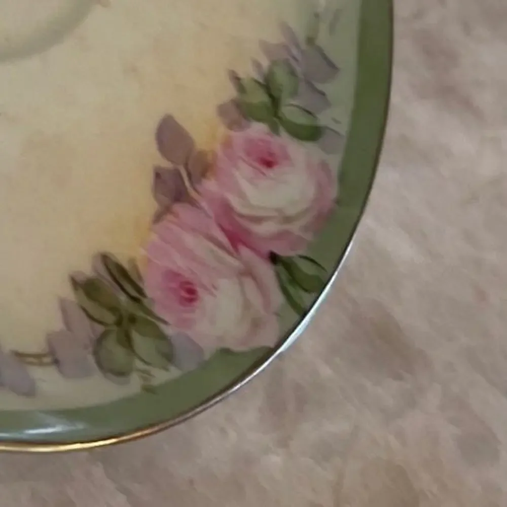 MZ Austria saucer only handpainted antique